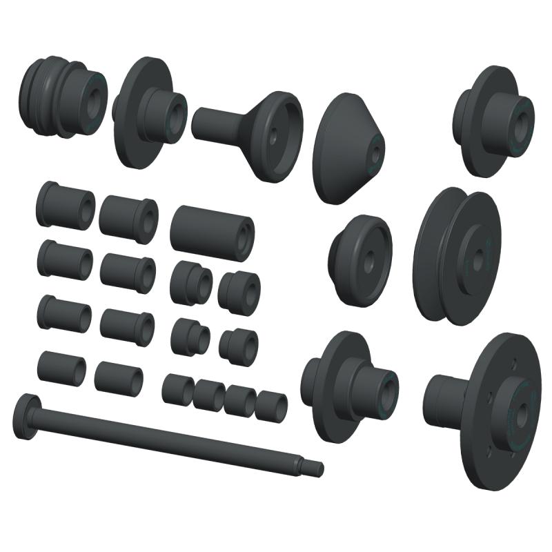 Дополнительный комплект Luxe к адаптеру для балансировки мотоциклетных колес SIVIK Moto КС-225-01