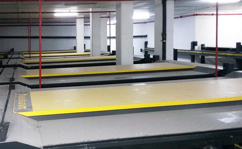 Автоматический многоуровневый паркинг с минимальным временем ожидания Hyparker Max