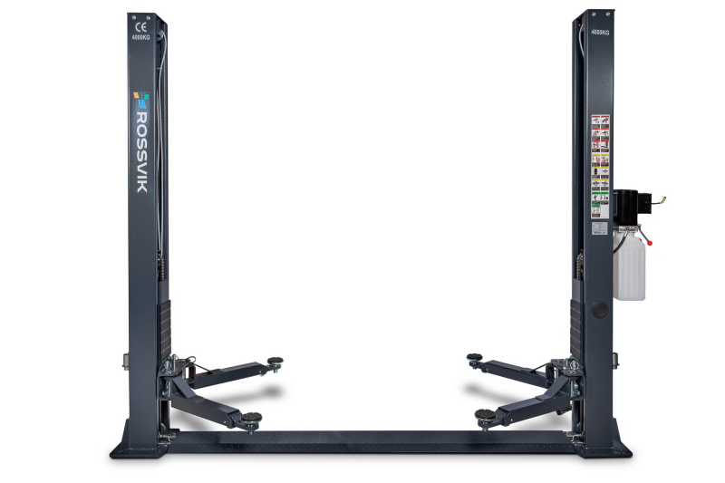 Автоподъемник двухстоечный ROSSVIK T4Е г/п 4.0т, 220В. Серый