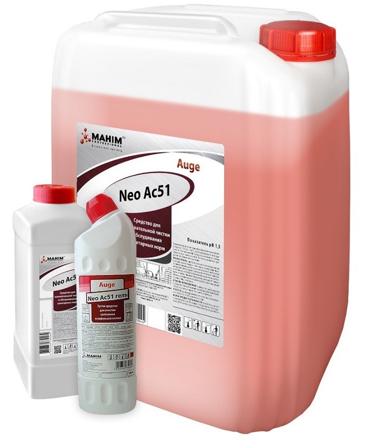 Средство для основательной чистки и обслуживания санитарных зон "Auge Neo Ac51" 5л