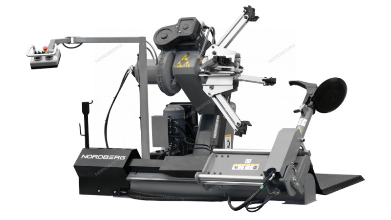 Станок шиномонтажный для грузовых автомобилей 14"-42", с пультом на штанге, 380V, серый NORDBERG 46T