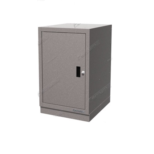 Тумба верстачная с дверью 600х500х820мм - серый металлик  01.410L-9007