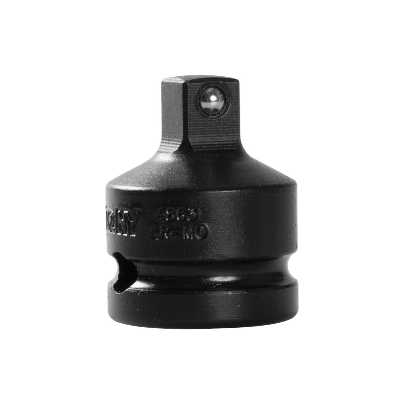 KING TONY Переходник ударный с 1/2 на 3/8 дюйма, с шариковым фиксатором 4873P