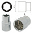 Головка 8мм 1/2" 6-гранная сатиновая AIST 411108