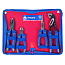МАСТАК Набор пассатижей, плоскогубцев и бокорезов, в футляре на молнии, 4 предмета 03-4Z