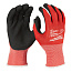 Перчатки защитные Cut level (Кат Левел) 1/A, M/8 CUT A GLOVES - 8/M - 1PC MILWAUKEE 4932471416